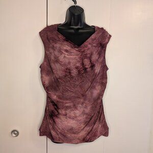 AGB cowl-neck blouse. Size L (10-12)